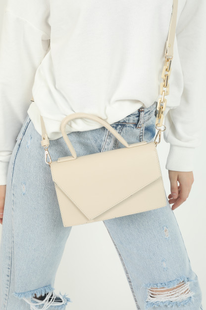 Sumka Ayollar Uchun Yelkadan SHK Bag MYZ000144|Кремовый