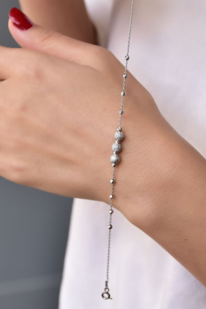 Серебряный Браслет Модель Дорика 925 Пробы UVPS200530 Larin Silver UVPS200530|Серебрянный