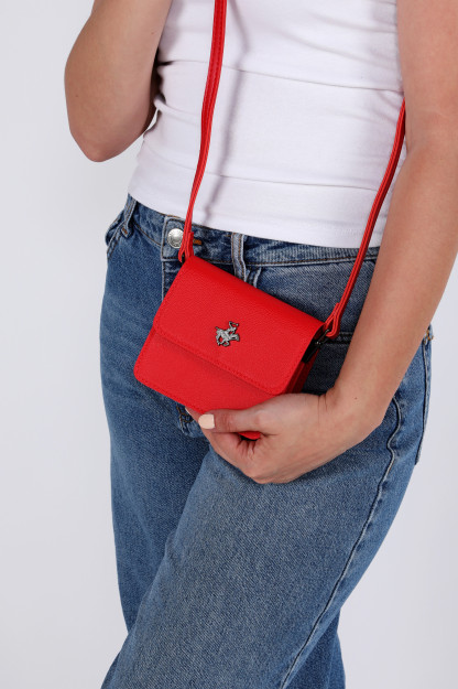 Sumka Ayollar Uchun Qo'l Va Yelkadan Club 10461 Beverly Hills Polo Club 10461|Красный