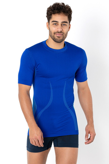 Erkaklar Uchun Choksiz Sport Futbolkasi 237-007200 MioFit 237-007200|Синий_M_(38) M (38)