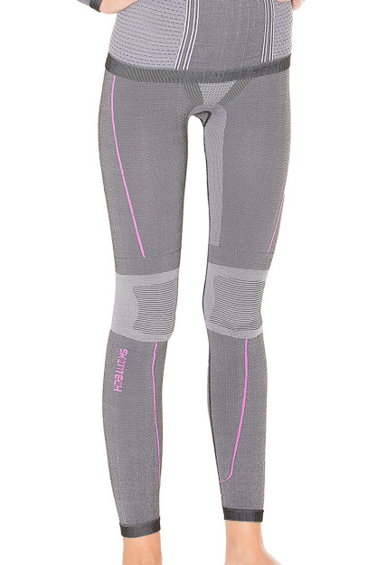 Женские Спортивные Леггинсы 237-009225 MioFit 237-009225|Серый-Розовый_M-L XL-XXL
