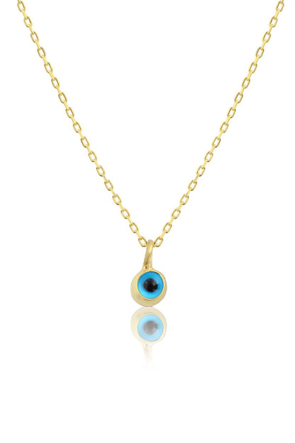 Yomon Ko'zdan Tosh Bilan Kumush Marjon 925 PP2355 Larin Silver PP2355|Золотистый
