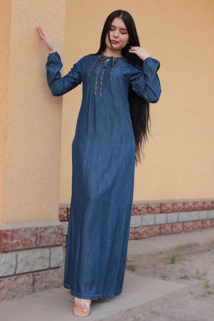 Ayollar Uchun Jinsi Libos 2741 Bagiza 2741|Синий_L_(40) L (40)