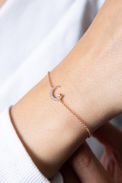 Серебряный Браслет 925 Модель Звезда Larin Silver KLS2043