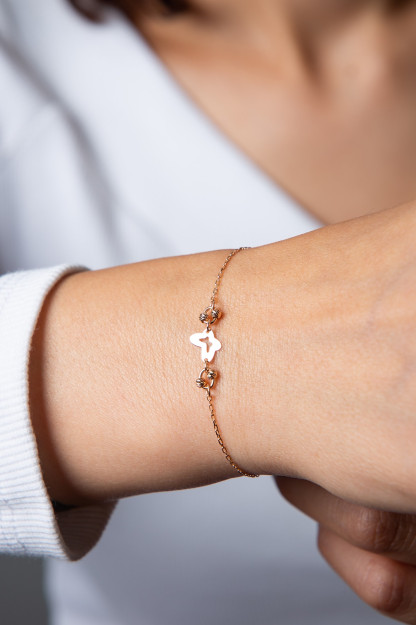 Серебряный Браслет 925 Модель Бабочка Larin Silver SS2366G