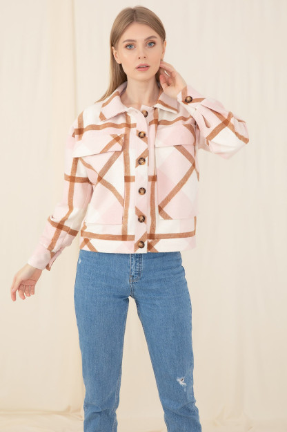 Qisqa Jaket Zen 41035110105|Коричневый_S_(36) M (38)