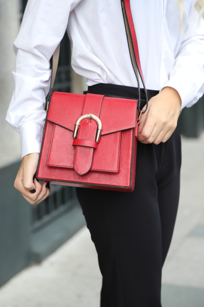 Sumka Ayollar Uchun Yelkadan SHK Bag 2617KEC|Красный