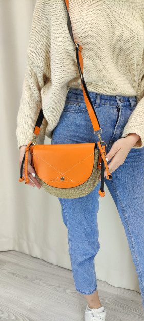 Ayollar Uchun Sumka Yelkadan Somon SHK Bag MYZ000OKN|Оранжевый