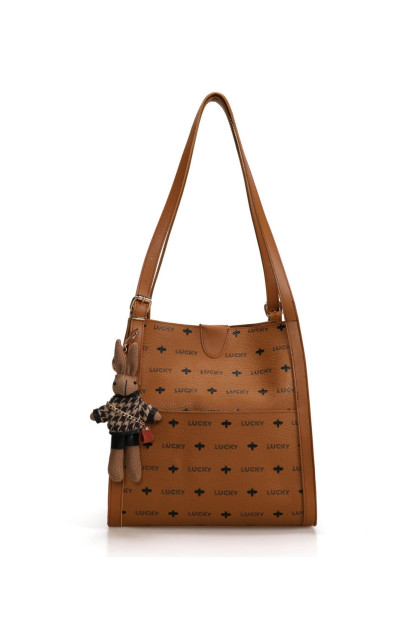 Sumka Ayollar Uchun Qo'l Va Yelkadan Lucky Bees 3521 Lucky Bees 3521|Коричневый