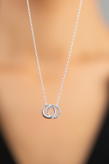 Серебряное Ожерелье Модель Вечность 925 Пробы FA182169 Larin Silver FA182169|Серебристый
