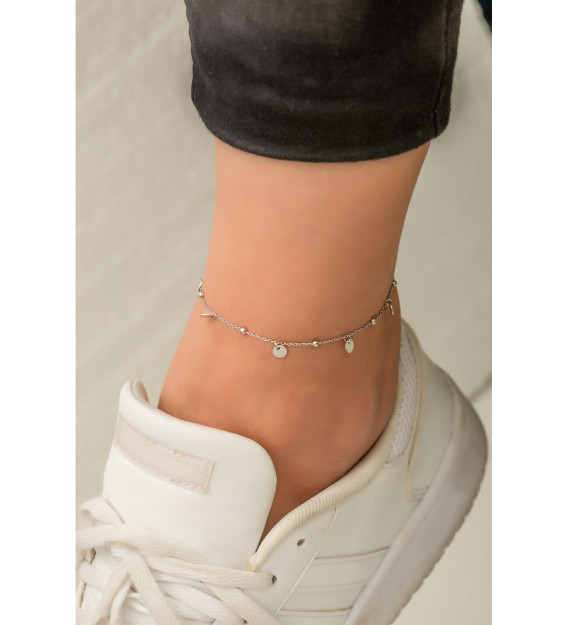 Kumush 925 Oyoq Bilakuzugi Model Tanga UVPS800029 Larin Silver UVPS800029|Серебрянный
