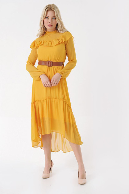 Xantal Shifon Libos kamarli Myidol 4819|Горчичный_M_(38) L (40)