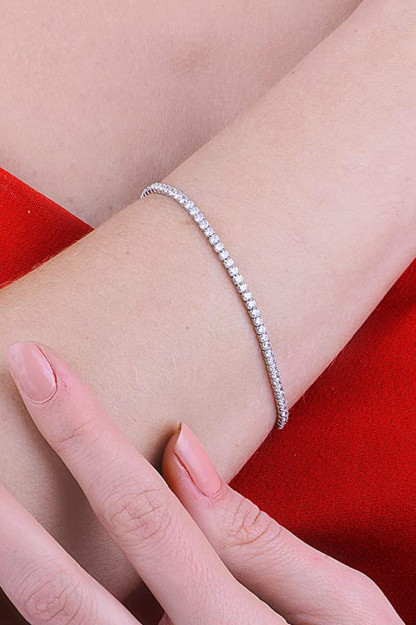 Kumush Bilakuzuk Toshli 925 Proba FA18000 Larin Silver FA18000