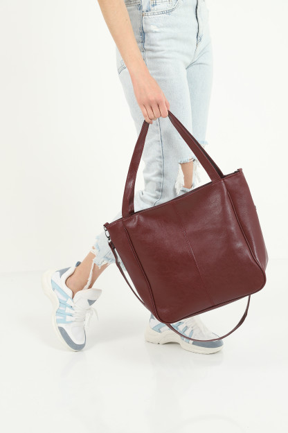 Sumka Ayollar Uchun Yelkadan Katta O'lcham SHK Bag Meyz980|Бордовый