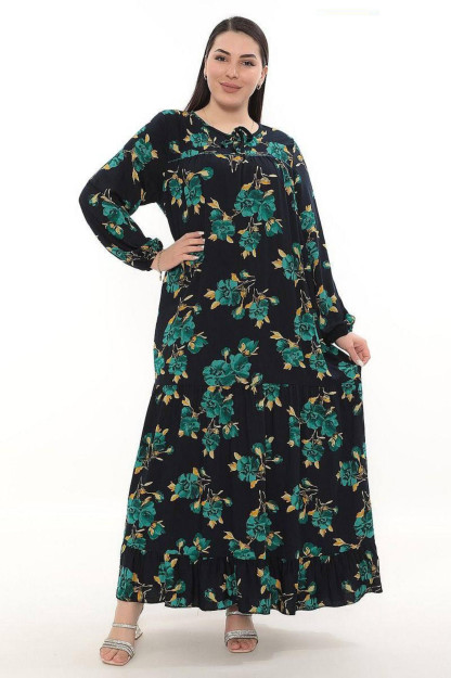 Ayollar Uchun Uzun Ko'ylak 2522 RGZ 2522|Разноцветный_М_(38)