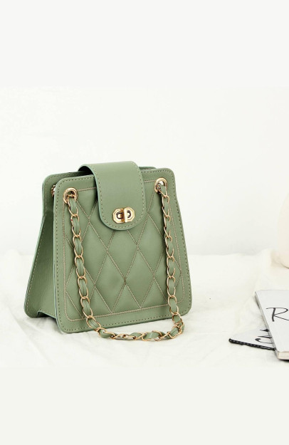 Женская Сумка Через Плечо Morutan С Цепным Ремнем BP-4523O B-BAG BP-4523O|Зелёный