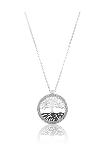 Hayot Daraxti Dizaynli Kumush Marjon 925 UVPS100521 Larin Silver PP2345|Серебристый