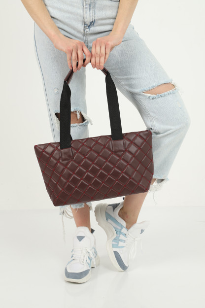 Женская Сумка Через Плечо - Бордовый SHK Bag 1007TKNMYZ|Бордовый