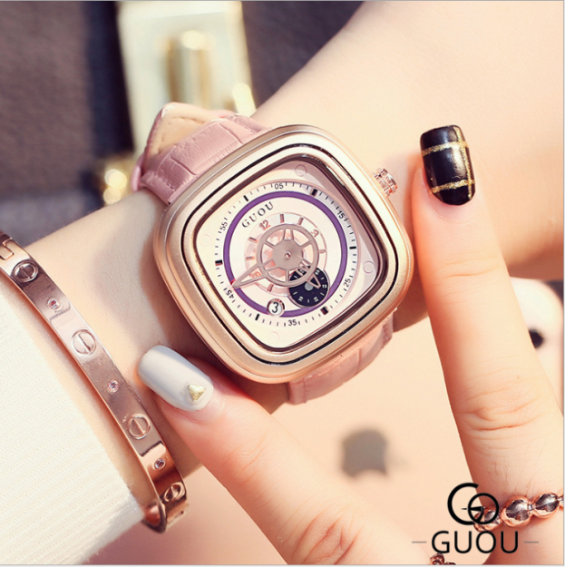 Ayollar Retro Qo'l Soati GUOU GUOU 8150|Белый