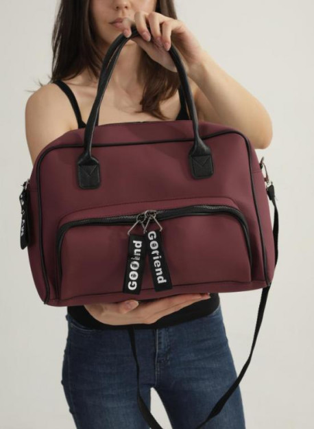 Женская Сумка Два Отделения Для Рук И Через Плечо B-BAG 2002VELANN|Бордовый