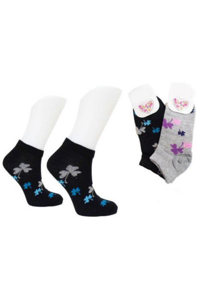 Ayollar Paxtali Kalta Paypoqlari 11 Dona Aralash Ranglar Std SHK Fashion ÖZM38-3|Смешанный_цвет_СТД