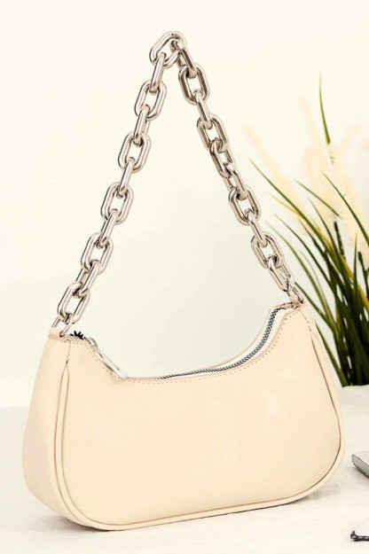 Qo'lda Ushlaydigan Ayollar Uchun Zanjirli Sumka SM019 B-BAG SM019|Бежевый