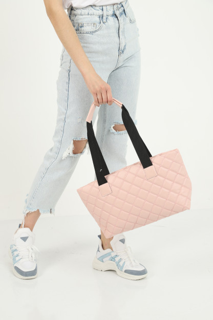 Sumka Ayollar Uchun Yelkadan Yoritilgan SHK Bag 1007TKNMYZ|Пудровый