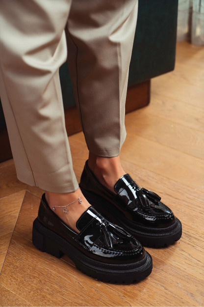 Ayollar Loferi Kistochkali Podoshvali Soft S475 Nisantasi Shoes Turkiya S475|Черный_36 40
