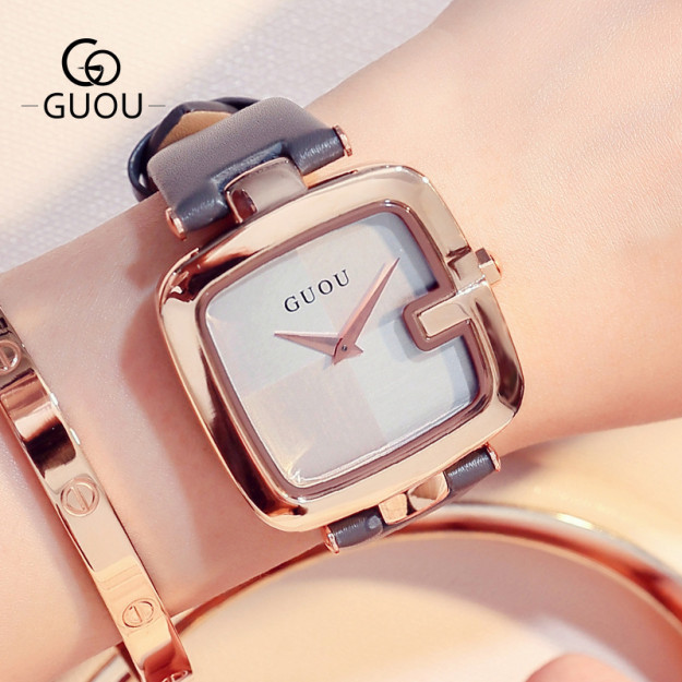 Ayollar Qo'l Soati GUOU GUOU 8190|Золотой