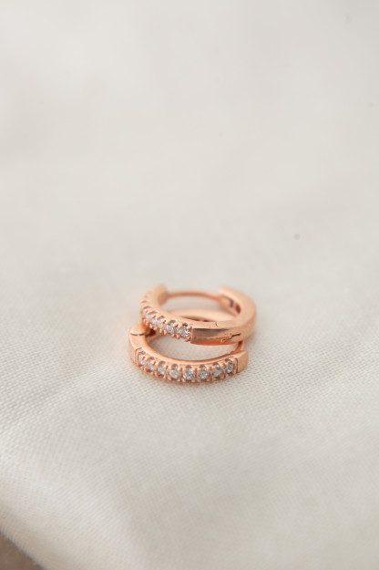 Серебряные Серьги Модель Кольца 925 Пробы FA182210 Larin Silver FA182210|Золотистый
