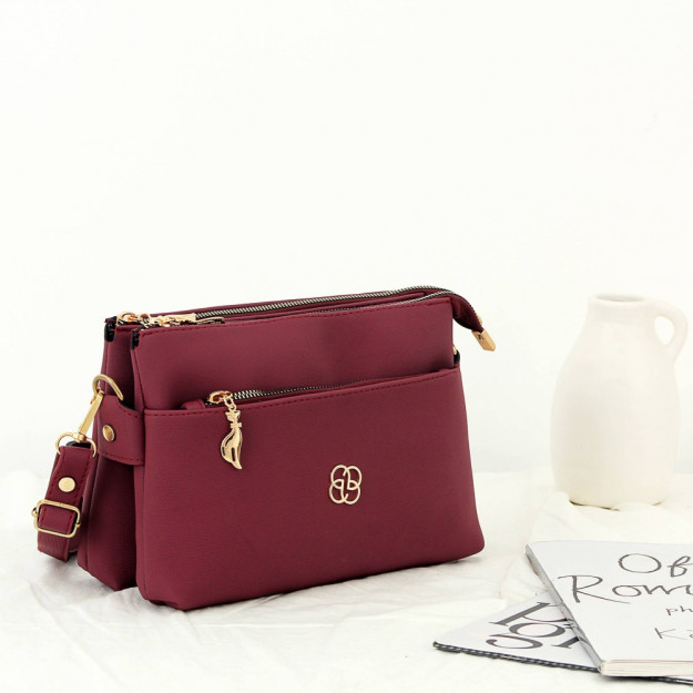 Sumka Ayollar Uchun Yelkadan Hub BP-45277 B-BAG BP-45277|Бордовый