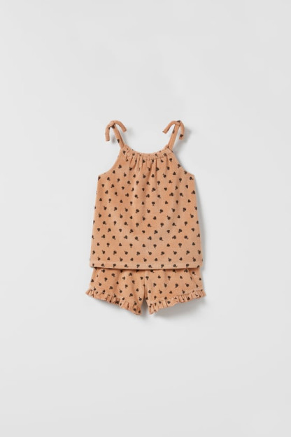 ТОП С ПРИНТОМ И ШОРТЫ-БЕРМУДЫ 12-18 months (86 cm)