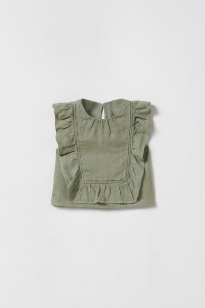 ПОЛОСАТАЯ ФУТБОЛКА С ОБОРКАМИ 4-5 years (110 cm)
