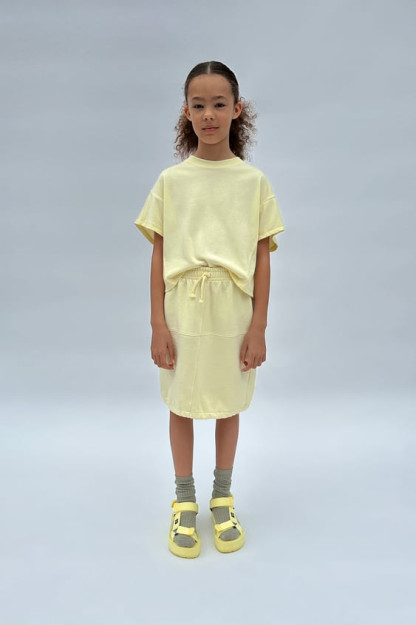 9 yillik TIKUVLI midi peluş yubka (134 sm) 09000642-V2023