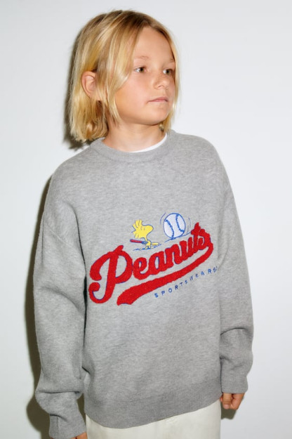 SNOOPY PEANUTS™ 9-10 yillik trikotaj kozok (140 sm) 03456702-V2023