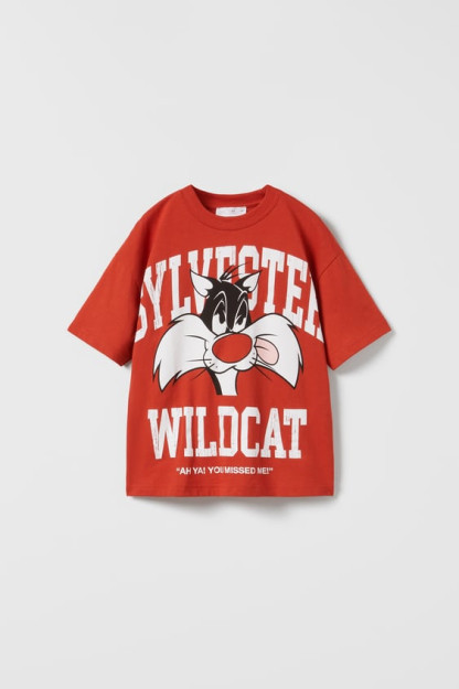Sylvester looney tunes ZARA futbolkalari 13-14yosh (164sm)