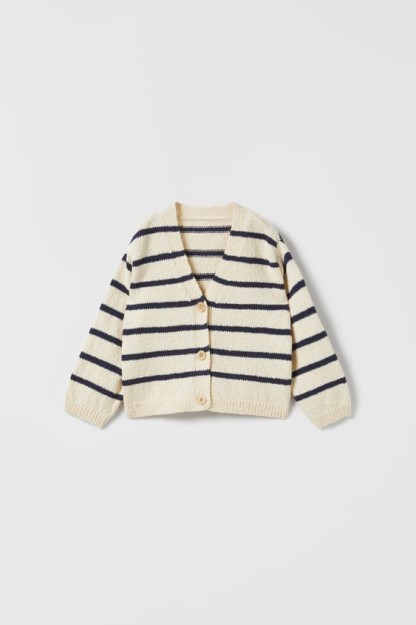 ВЯЗАНЫЙ КАРДИГАН В ПОЛОСКУ 12-18 months (86 cm)