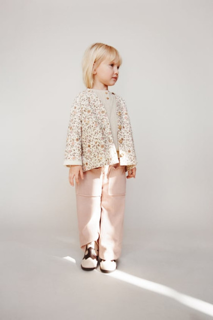 ЖАКЕТ В ЦВЕТОЧЕК 3-4 years (104 cm)