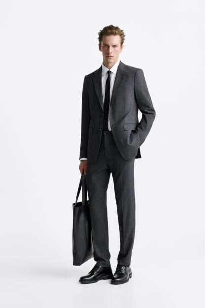 BIRD'S-EYE SUIT EU 52 BLAZER (AQSH 42) 00706330-V2023