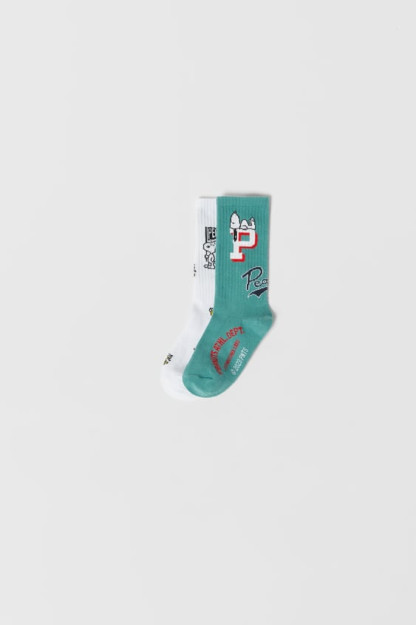 КОМПЛЕКТ ИЗ ДВУХ ПАР НОСКОВ SNOOPY PEANUTS™ 8-9 years (20-22 cm)