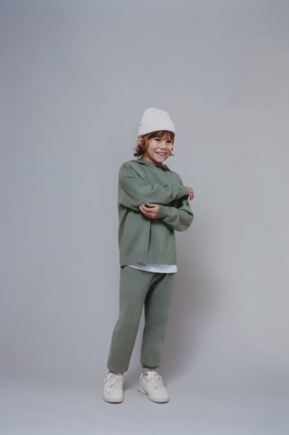 БРЮКИ ПРОСТОГО ТРИКОТАЖА 9-10 years (140 cm)