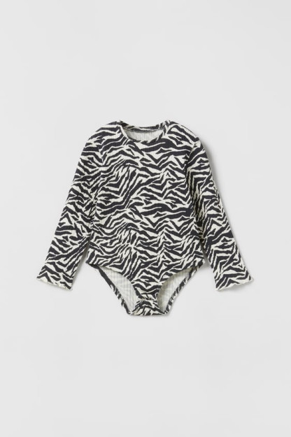 ФУТБОЛКА-БОДИ С РИСУНКОМ ЗЕБРЫ 12-18 months (86 cm)