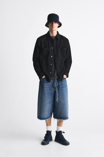 ЦВЕТНАЯ ДЖИНСОВАЯ РУБАШКА XL (US XL)