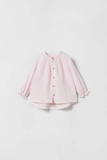 БЛУЗКА С ОБЪЕМНОЙ ТЕКСТУРОЙ 18-24 months (92 cm)