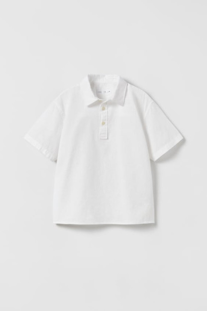 Linen-blend bolalar ko‘ylagi ZARA 8yosh (128sm)