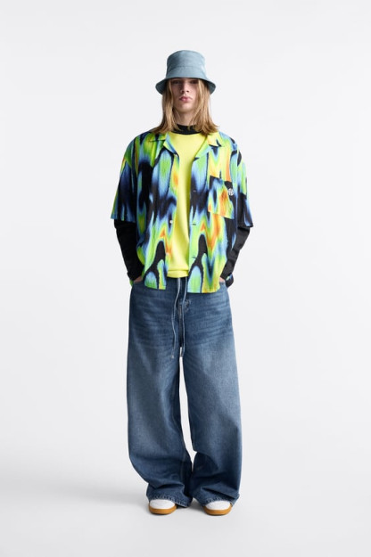 TIE-DYE SHIRT X RHUIGI - ОГРАНИЧЕННОЕ ИЗДАНИЕ L (US L)