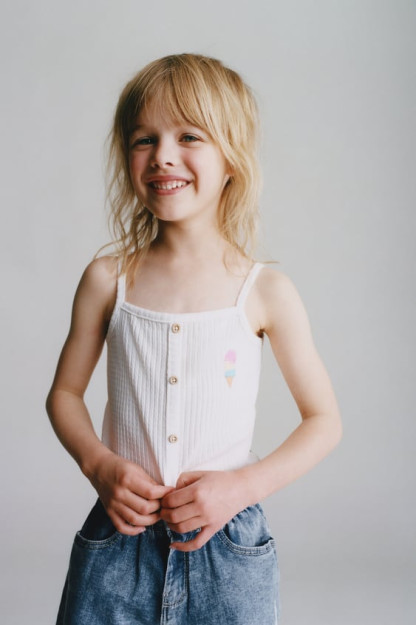 ТОП ОТКРЫТОЙ ВЯЗКИ POINTELLE 4-5 years (110 cm)