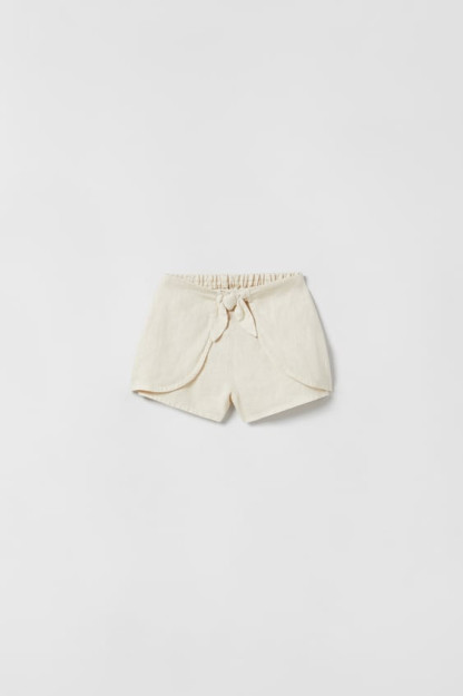 ШОРТЫ-БЕРМУДЫ НА ПОДКЛАДКЕ С ДЕТАЛЯМИ В ВИДЕ УЗЛОВ 18-24 months (92 cm)