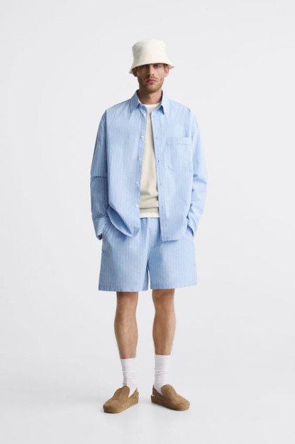 ПОЛОСАТАЯ ХЛОПКОВАЯ ФУТБОЛКА L-XL (US L-XL)
