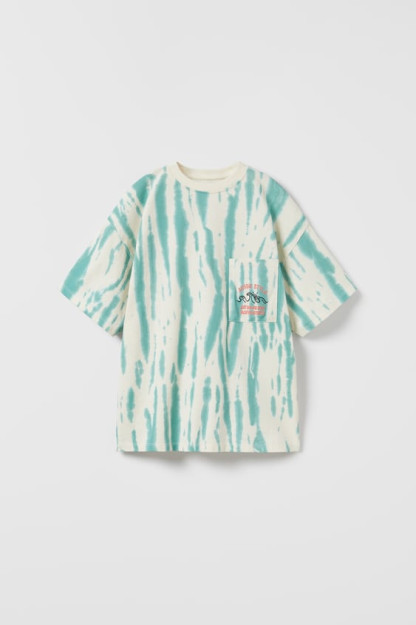 ФУТБОЛКА TIE-DYE WAVE С ВЫШИВКОЙ 8-9 years (130 cm)